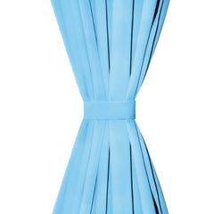 vidaXL Blackout Curtain with Metal Eyelets 270x245 cm Turquoise 4