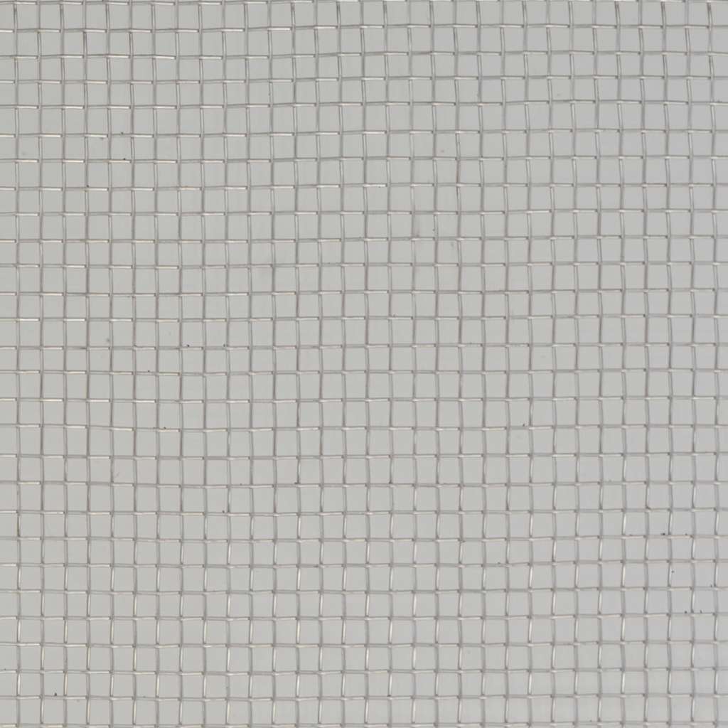 vidaXL Wire Fences 100 x 1000 cm Stainless Steel 304 Silver 4