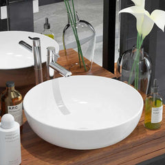 Basin Round Ceramic 41,5x13,5 cm White