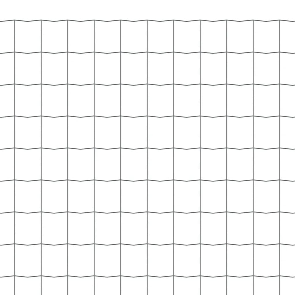 vidaXL Wire Fences PVC-coated iron Grey 4