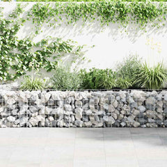 vidaXL Gabion Basket Galvanised Steel 300x30x50 cm 4