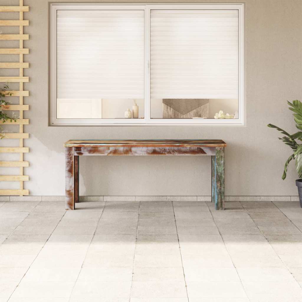 243454 vidaXL Bench Solid Reclaimed Wood 110x35x45 cm 3