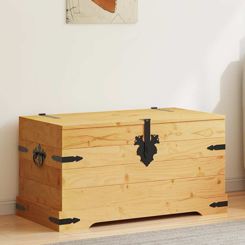 243747 vidaXL Storage Chest Mexican Pine Corona Range 91x49,5x47 cm 1