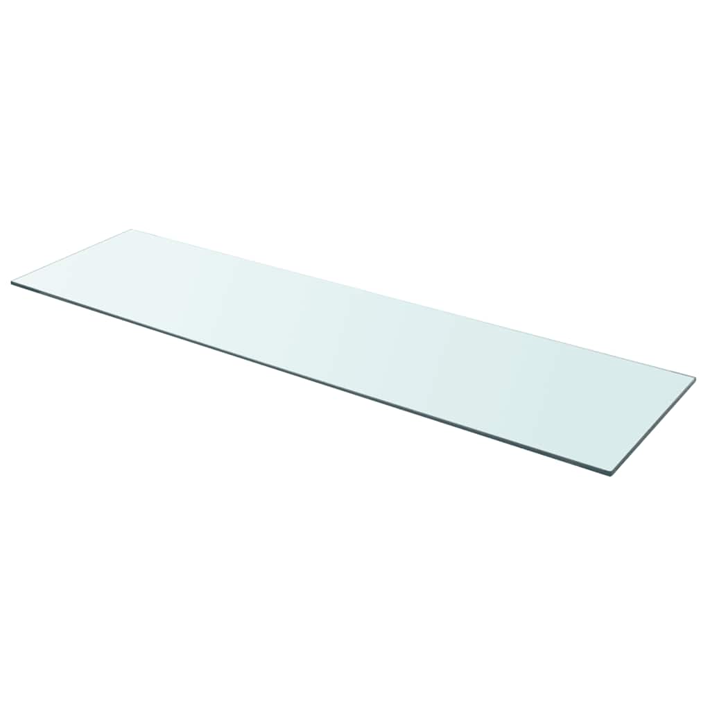 vidaXL Glass Panel | Clear | Tempered glass | Large | Durable | Glass Shelf 1