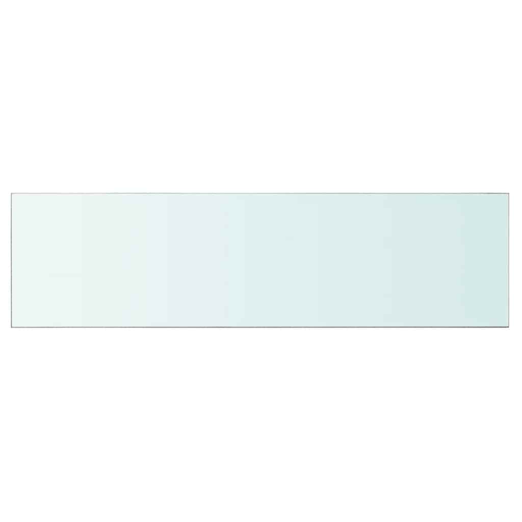 vidaXL Glass Panel | Clear | Tempered glass | Large | Durable | Glass Shelf 2