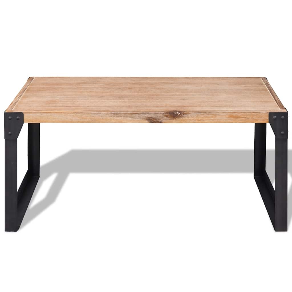 243914 vidaXL Coffee Table Solid Acacia Wood 100x60x45 cm 2