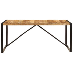 vidaXL Dining Table Solid Rough Mango Wood 180 cm 3