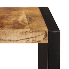 vidaXL Dining Table Solid Rough Mango Wood 180 cm 4