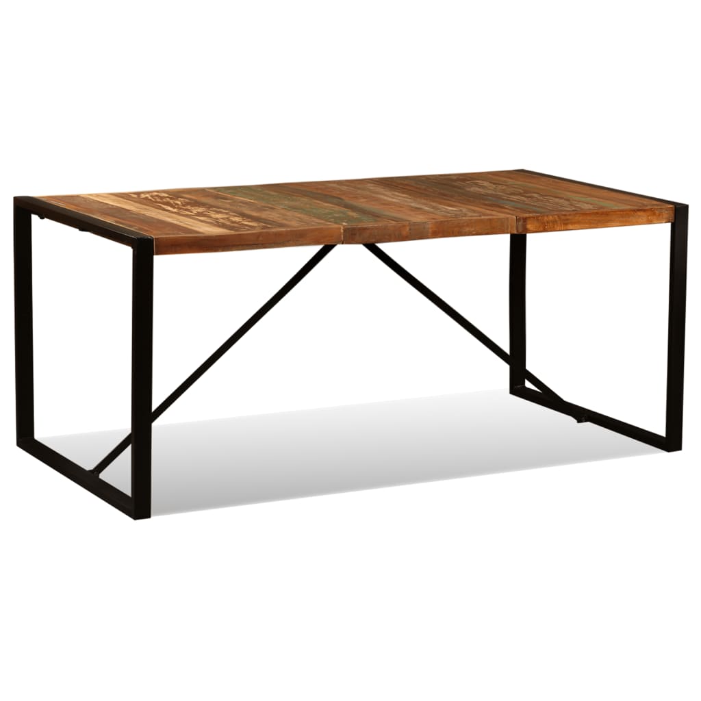 vidaXL Dining Table Solid Reclaimed Wood 180 cm 2