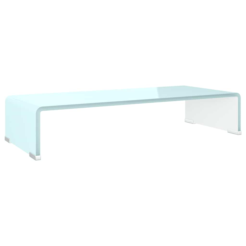vidaXL TV Stand | Green | Tempered Glass, Plastic | 60x25x11 cm | TV Stand 2