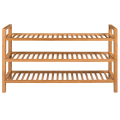 vidaXL Shoe Rack | Solid Oak Brown | Solid Oak Wood | Large | Shoe Rack 2