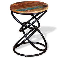 End Table Solid reclaimed wood