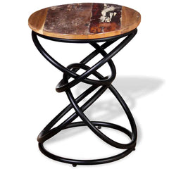 End Table Solid reclaimed wood