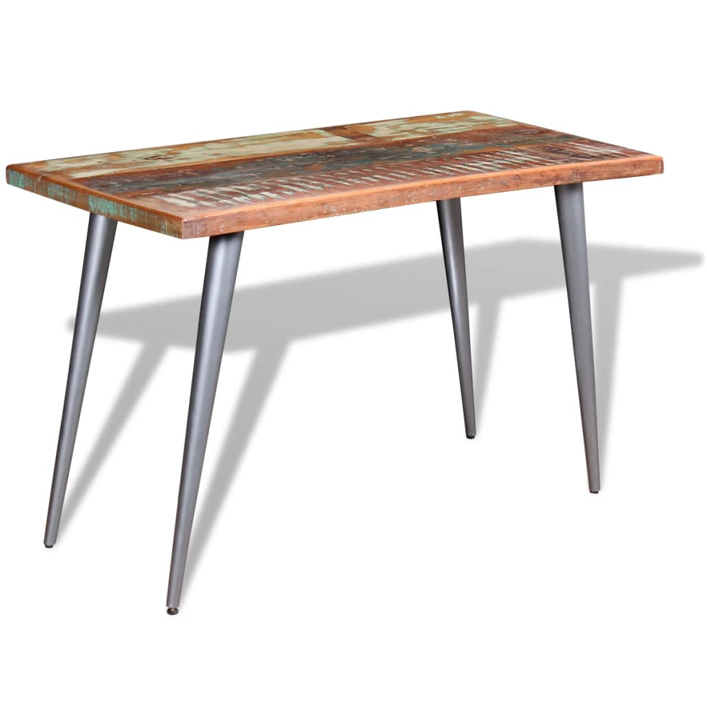 vidaXL Dining Table Solid Reclaimed Wood 120x60x76 cm 1