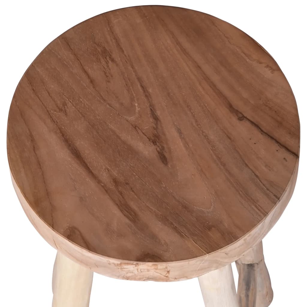 244545 vidaXL Bar Stool Solid Teak Wood 3
