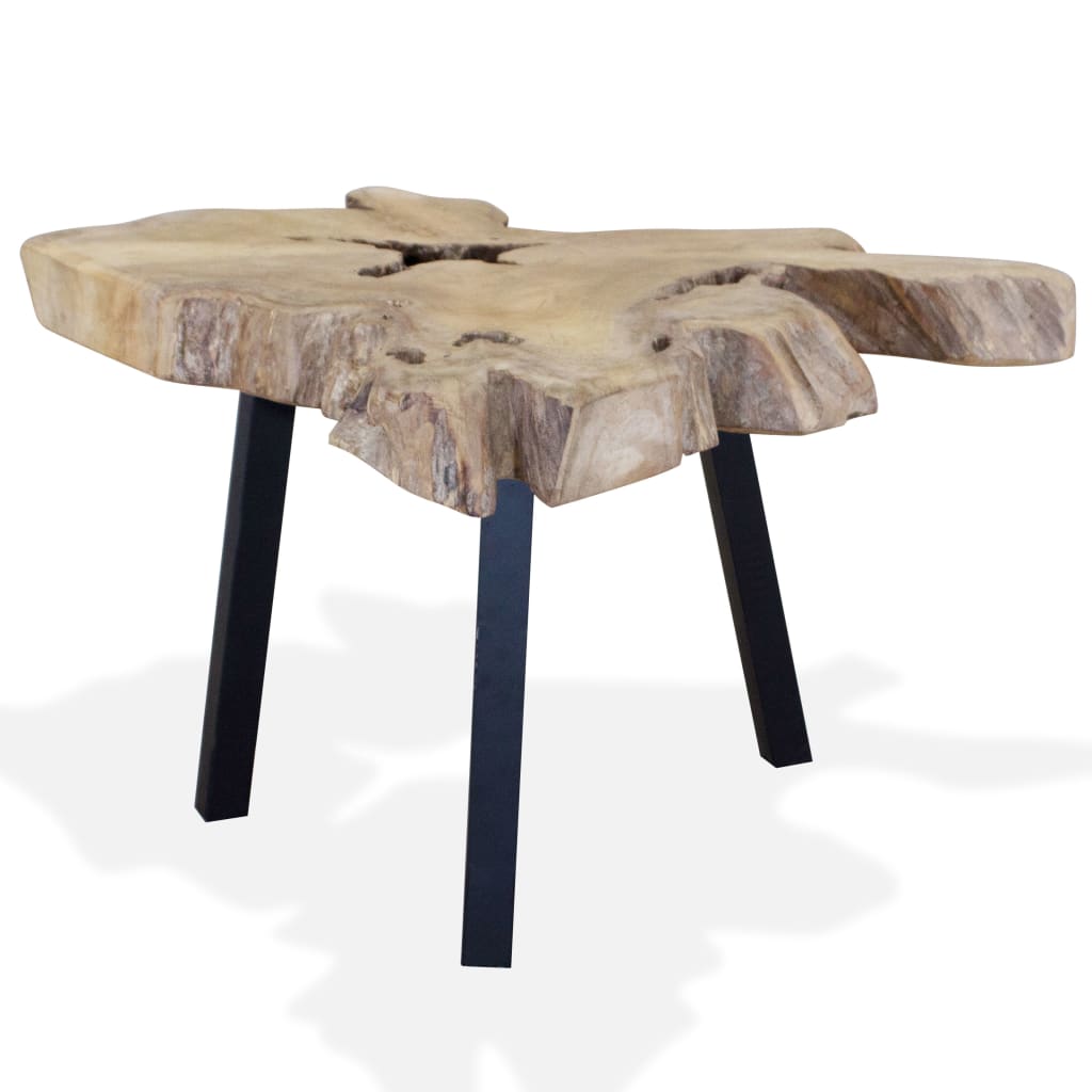 244550 vidaXL Coffee Table Genuine Teak 80x70x38 cm 4