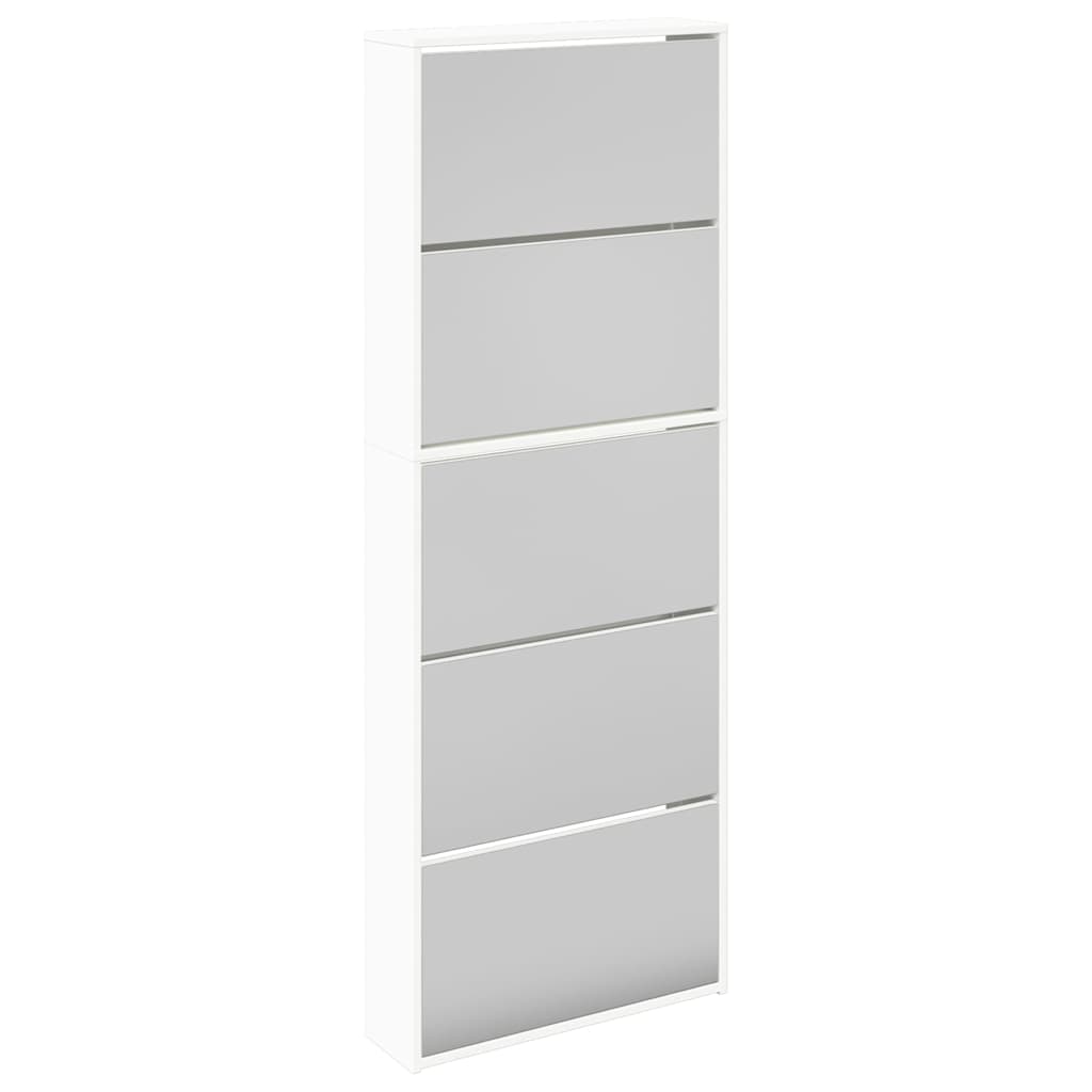 vidaXL Shoe Rack | White | Engineered Wood | Large | Shoe Rack | Rectangular 2
