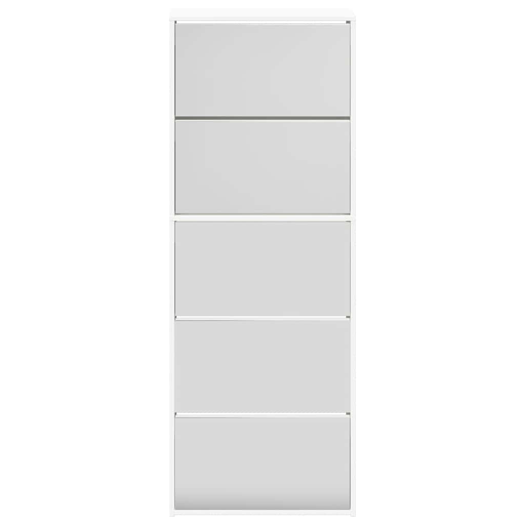 vidaXL Shoe Rack | White | Engineered Wood | Large | Shoe Rack | Rectangular 4