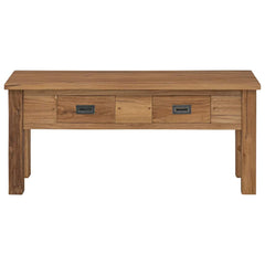 244486 vidaXL Hall Bench Solid Teak 90x30x40 cm 2