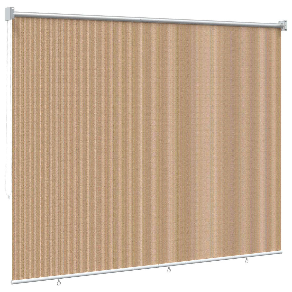Outdoor Roller Blind 145(W)x140(H) cm Beige, image 6