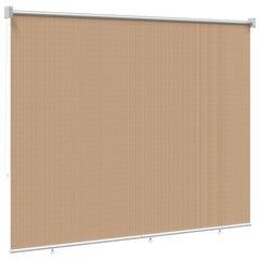Outdoor Roller Blind 145(W)x140(H) cm Beige, image 6