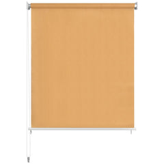 vidaXL Outdoor Roller Blind 165(W)x140(H) cm Beige 2