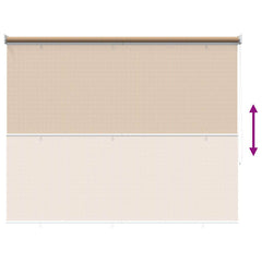 vidaXL Outdoor Roller Blind 185(W)x140(H) cm Beige 4