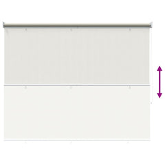 vidaXL Outdoor Roller Blind 125(W)x140(H) cm Cream 5