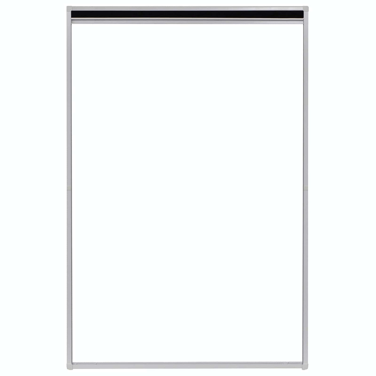 Plisse Insect Screen for Windows Aluminium White 120 cm