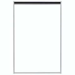 Plisse Insect Screen for Windows Aluminium White 120 cm