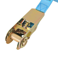 vidaXL Ratchet Tie Down Straps 10 pcs 0.8 Tonnes 4mx25mm Blue 5