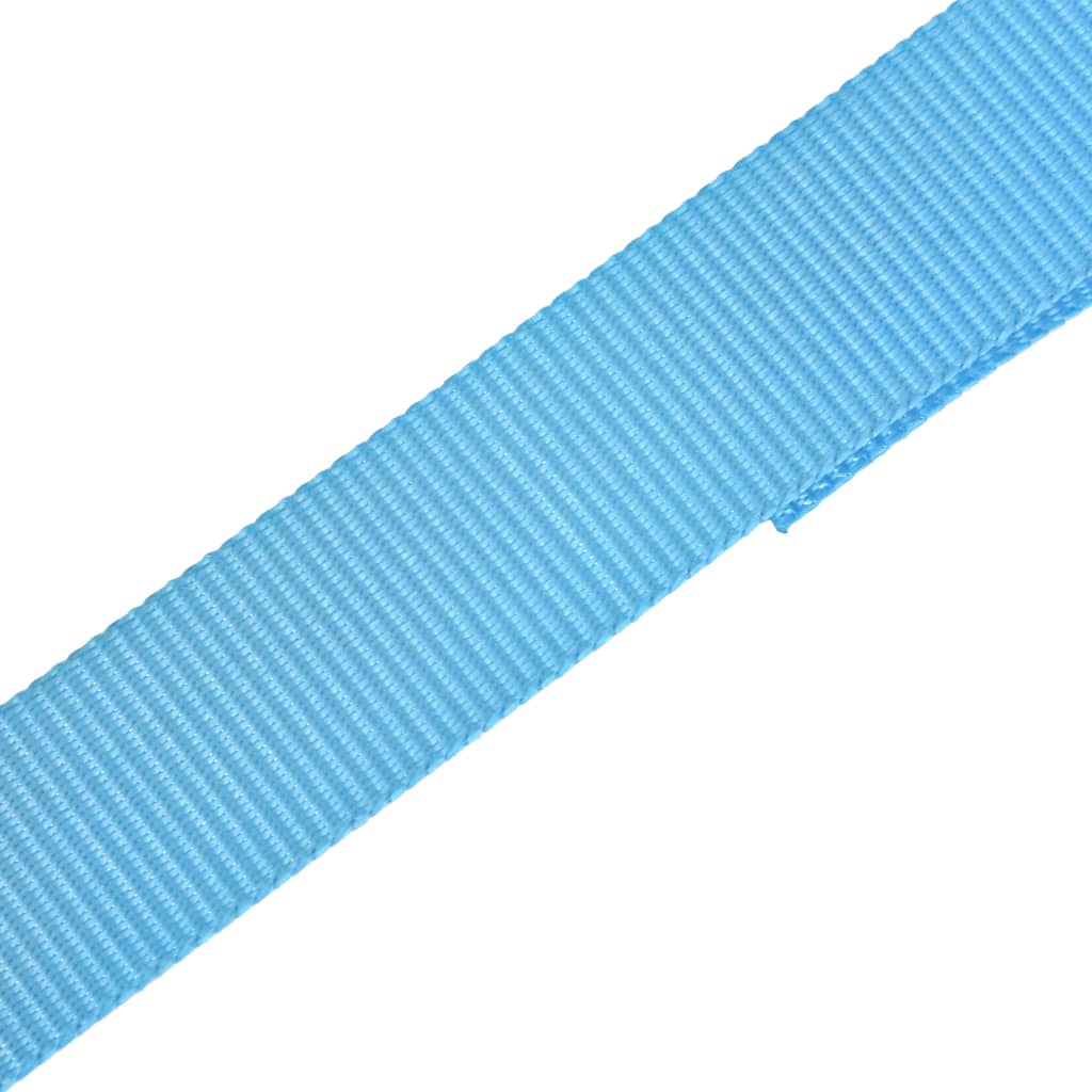vidaXL Ratchet Tie Down Straps 10 pcs 0.8 Tonnes 4mx25mm Blue 6