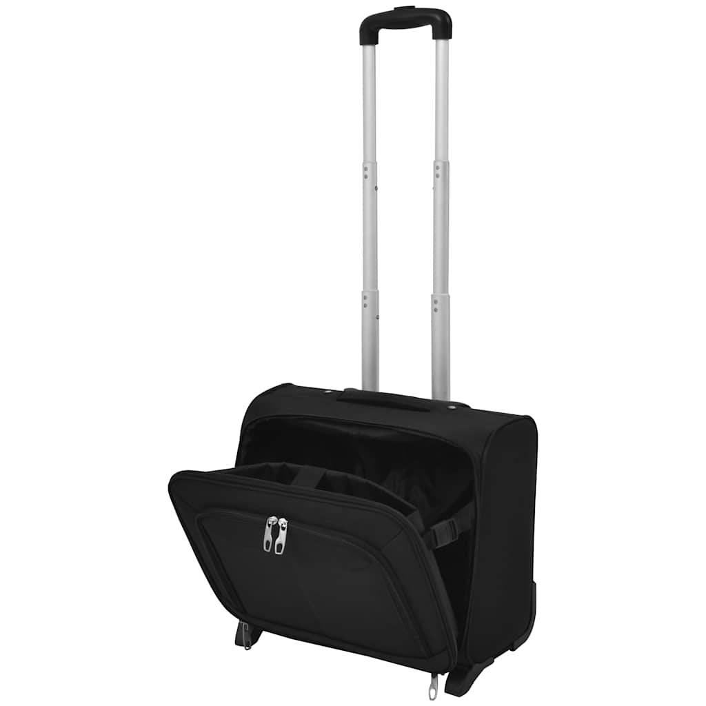 vidaXL Pilot Trolley Black 2