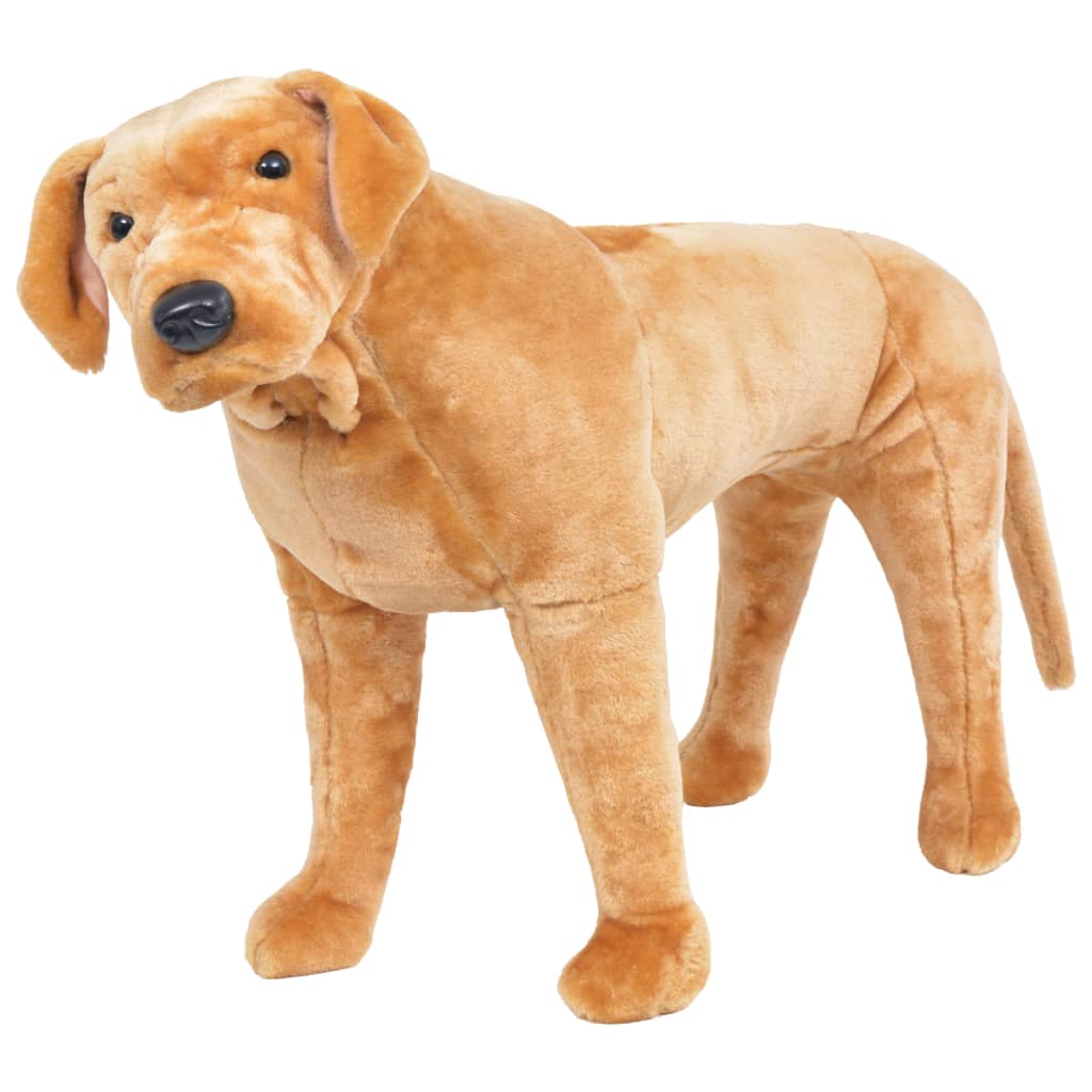 Standing Plush Toy White XXL Labrador dog