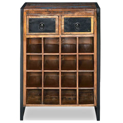vidaXL Wine Rack for 16 Bottles Solid Reclaimed Wood 2