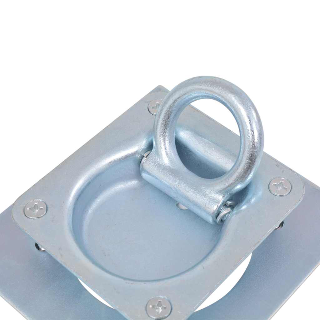 vidaXL Lashing Rings for Trailer 6 pcs Galvanised Steel 2000 kg 6