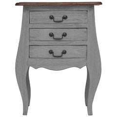 vidaXL Bedside Cabinet Solid Mahogany Wood 48x35x64 cm 5