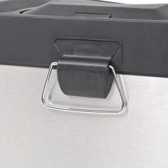 Recycling Pedal Bin Garbage Trash Bin Stainless Steel 36 L 3 x 18 l