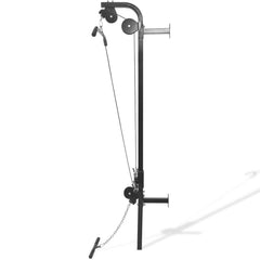 91369 vidaXL Wall-mounted Home Gym with 2 Pulleys 3