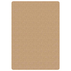 Area Rug Light Brown Jute Width 160 cm 230 cm