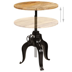 vidaXL Bar Table Solid Mango Wood 75x(76-110) cm 3