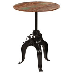 vidaXL Bar Table Solid Reclaimed Wood 75x(76-110) cm 4