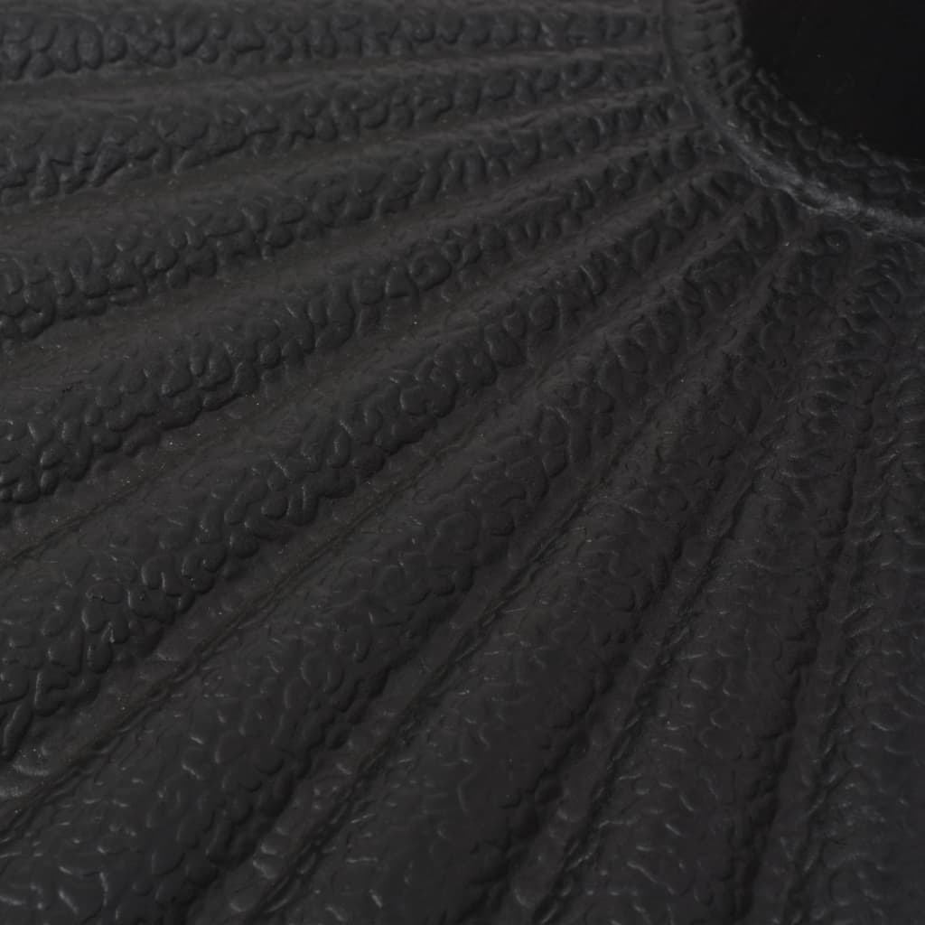 vidaXL Parasol Base | Black | Resin | 14 kg | Decorative Inlays | Round 5