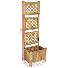 vidaXL Garden Raised Bed | Natural Bamboo | Bamboo | Medium | Planters 6
