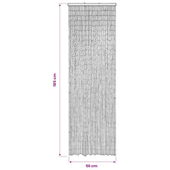 vidaXL Insect Door Curtain for Campervan Bamboo 56x185 cm 6