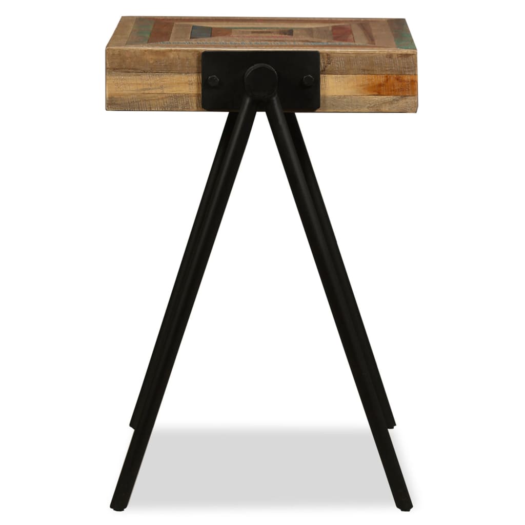 vidaXL Side Table Solid Reclaimed Teak 4
