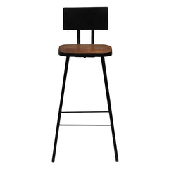 vidaXL Bar Stools 4 pcs Solid Reclaimed Wood 2
