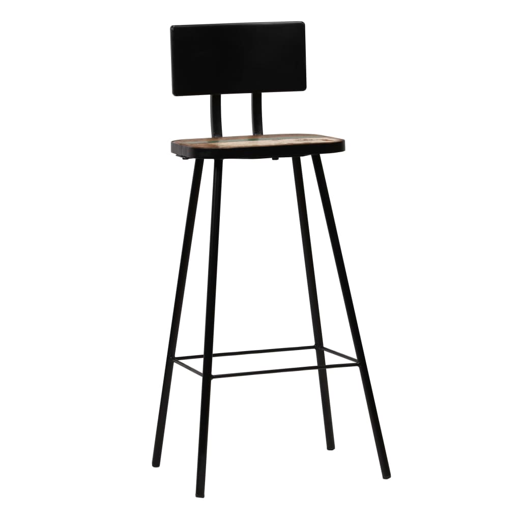 Bar Stools Solid Reclaimed Wood 4