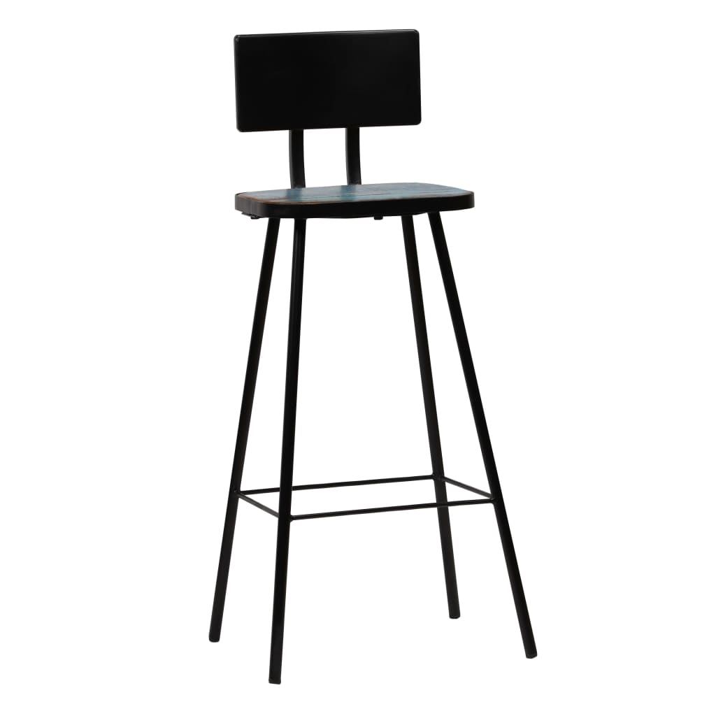 Bar Stools Solid Reclaimed Wood 4