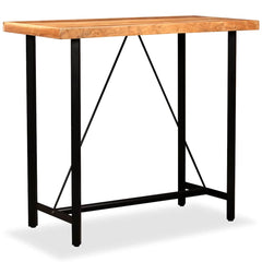 vidaXL Bar Table Solid Acacia Wood 120x60x107 cm 6